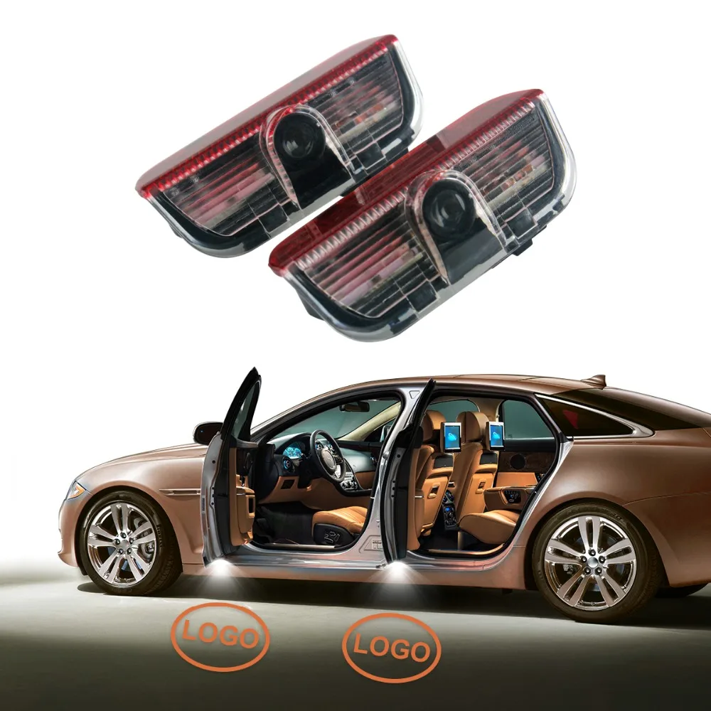 

1 Pair LED Car Logo Light Auto Welcome Light For SKODA Superb 3 2 2009-2015 Door Ghost Shadow Light Decorative Lamp Car-styling