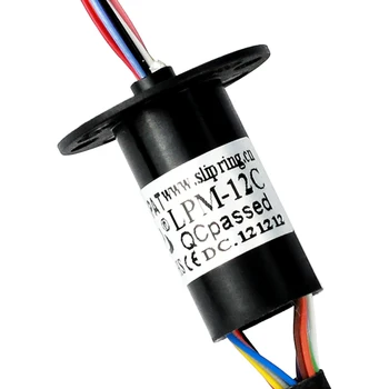 

Smooth Capsule Slip Ring with Low Torque and Free Maintenance 2A Per Circuit for Industry Process Equipment