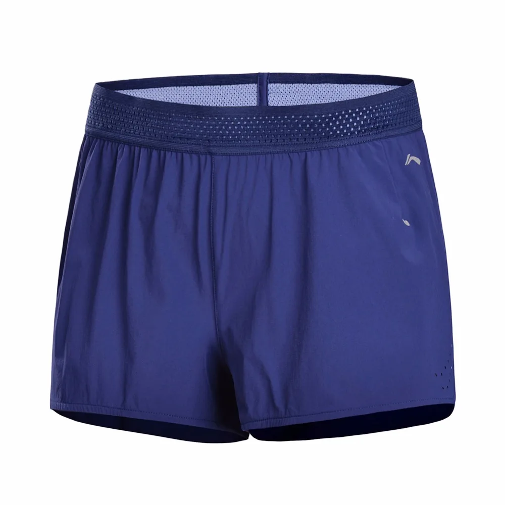 Женские шорты для бега Li Ning удобные дышащие спортивные с подкладкой фитнеса AKSN012