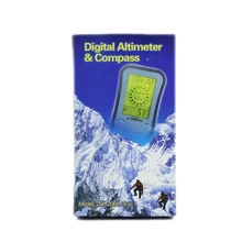 8В1 водонепроницаемый ЖК-цифровой альтиметр компас термометр часы барометр погоды Время Календарь зеленая подсветка