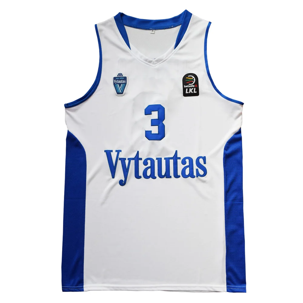 MM MASMIG LaMelo Ball #1 LiAngelo Ball #3 Lithuania Vytautas Basketball Jersey Stitched White Limited Edition