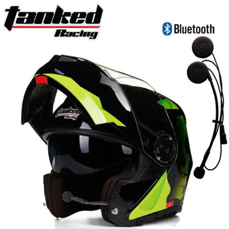 Новинка, мужской мотоциклетный шлем с открытым лицом, с Bluetooth, двойной объектив, undrape, мотоциклетный шлем из АБС-пластика, 5 цветов - Цвет: 14