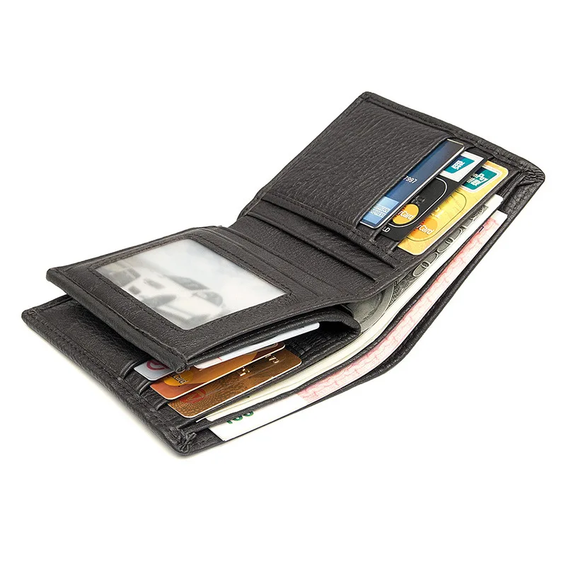 CICICUFF RFID кошелек мужской из натуральной кожи винтажный Burse держатель для