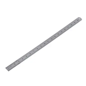 

Double Side Scale Stainless Steel Straight Ruler Measuring Tool 50cm