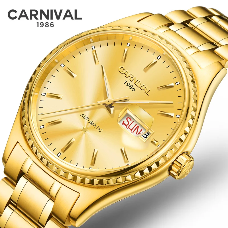 

Luxury Brand Mens Watches Sport Wristwatch Gold steel Strap Date Clock Men Automatic Mechanical Watch Japanese movement