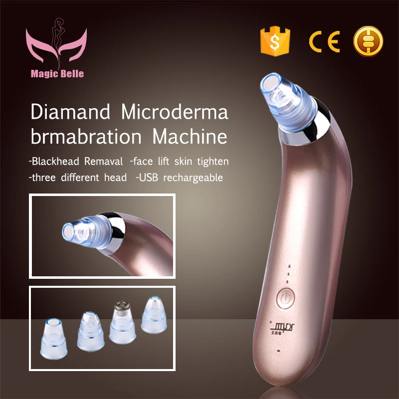  New Diamond Microdermabrasion Dermabrasion Vacuum sucking machine travelling use face care for home