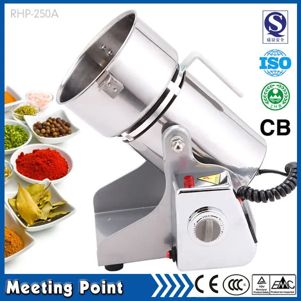 250g Portable Chinese herb grinder/Tea grinder/Spice grinder/Food Grinding Machine/Coffe grinder small powder mill for pepper | Дом и сад