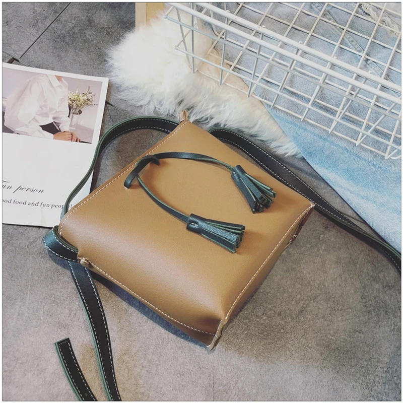 Elimetis 2018 Women Shoulder Bag Leather Female Chain Crossbody Bag Fashion Double Handbags Messenger Shoulder Bag For Women     (3)