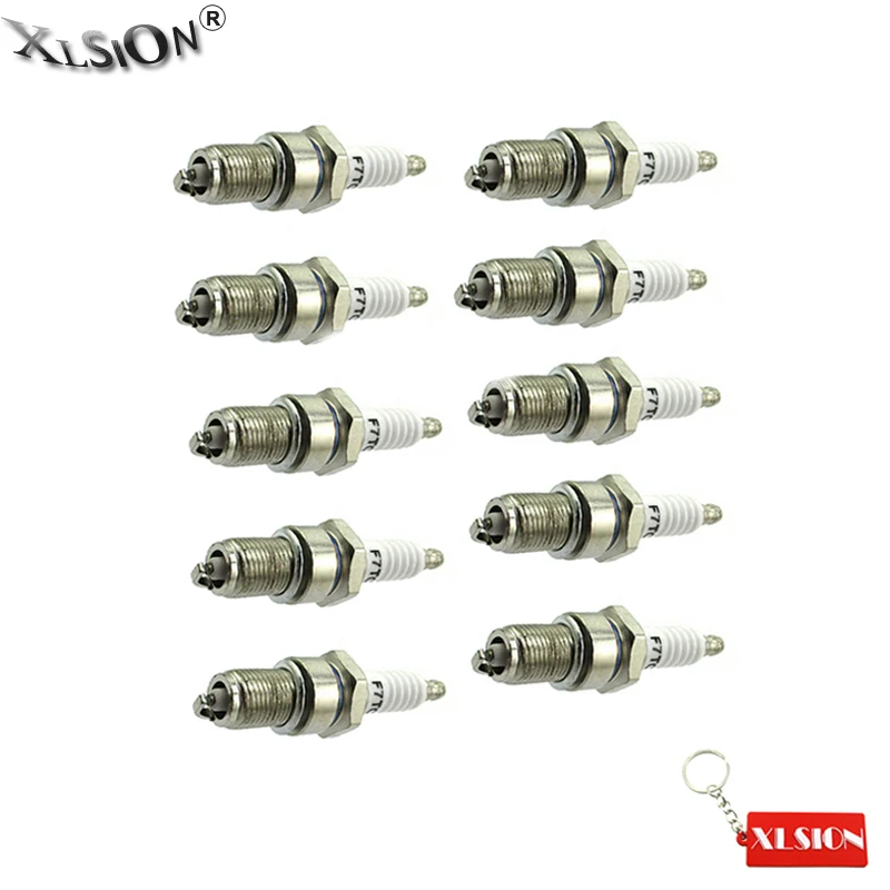 XLSION Aftermarket 10 шт. Свеча зажигания F7TC подходит GX120 GX160 GX200 генератор газонокосилка Go