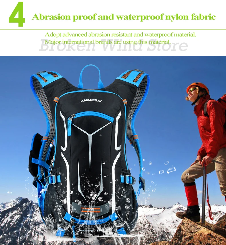 Flash Deal Anmeilu 18L Cycling Hydration Backpack Waterproof Nylon Bicycle Bag With Rain Cover Bike Water Bag Climbing Hiking Shoulder Pack 20 Flash Deal Anmeilu 18L Cycling Hydration Backpack Waterproof Nylon Bicycle Bag With Rain Cover Bike Water Bag Climbing Hiking Shoulder Pack 20