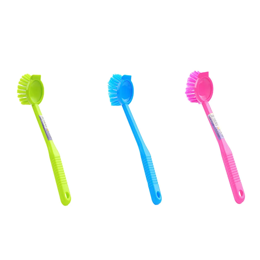 

Durable Kitchen Utensil Cleaning Brush Long handle Can be hung Pot Drush Dishwasher Washing Home Handheld Clean Tool Smudge