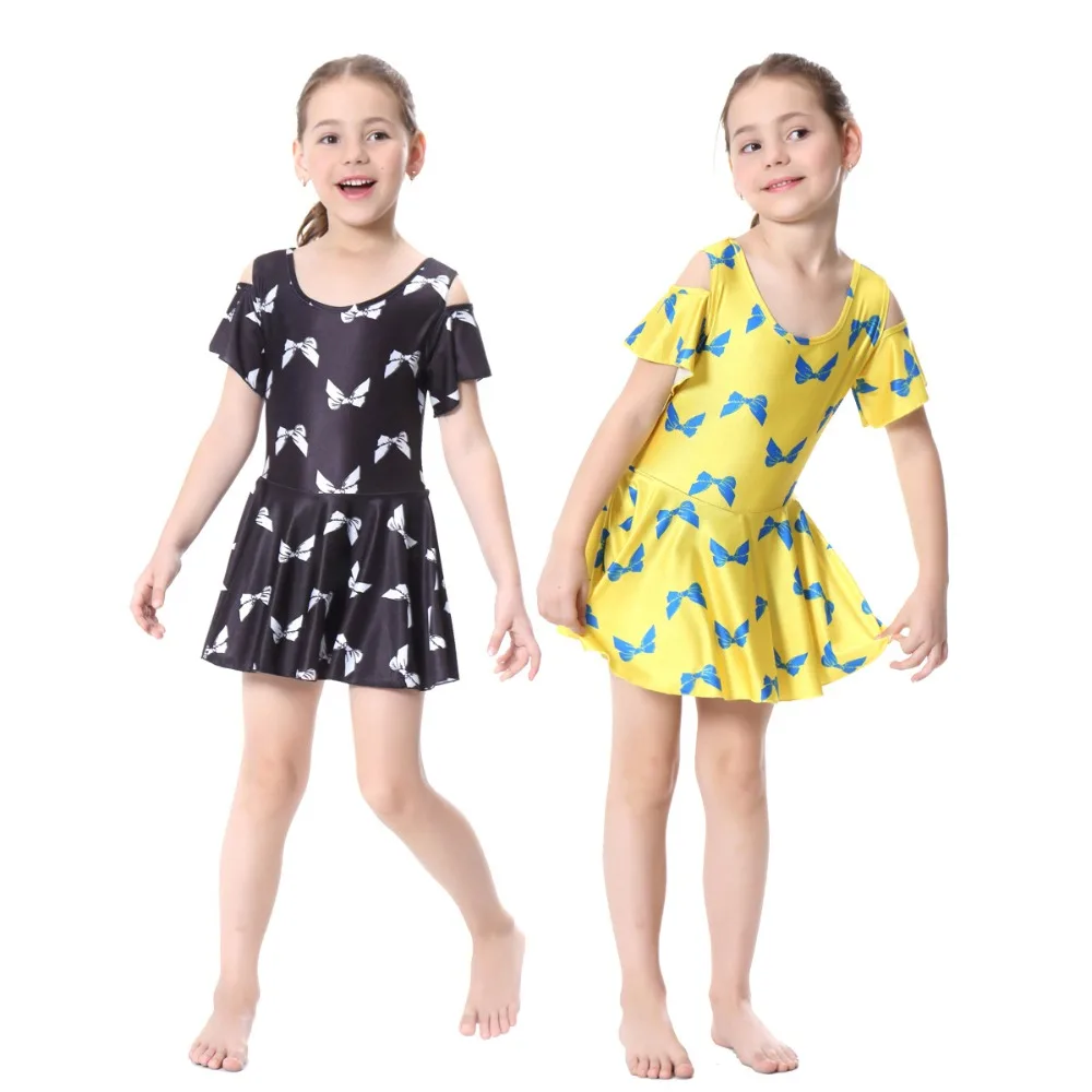

One Set Muslim Swimwears Girls Swimsuits Dress + Underpant Modest Bathing Suit for Children