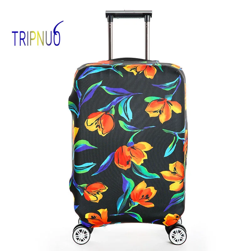 

TRIPNUO Thickest Elastic Suitcase Cover Colorful Flowers Luggage Protective Cover for 18"~32" Dust , Travel Accessories