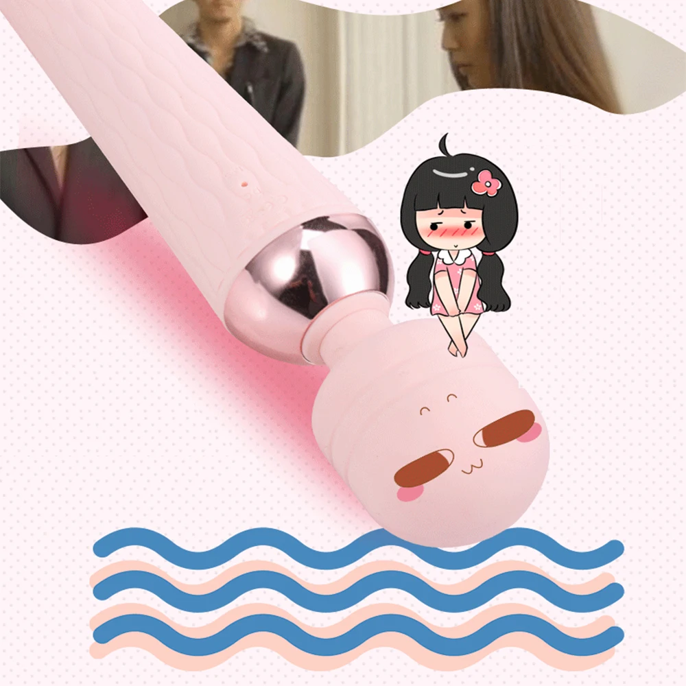 Powerful Clitoris Vibrators for Women USB Charge 10 Speeds AV Magic Wand Vibrator Massager Adults Sex Toys for Woman Masturbator (7)