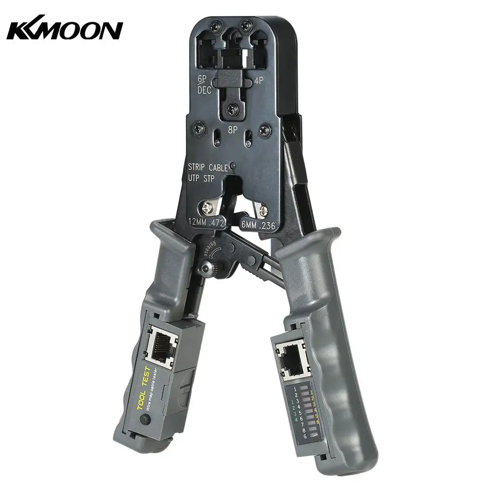 

Multi-functional LED Detachable multitul Cable crimping tool Wire Stripper RJ11 RJ12 RJ45 multitool Wire cutter Crimping pliers