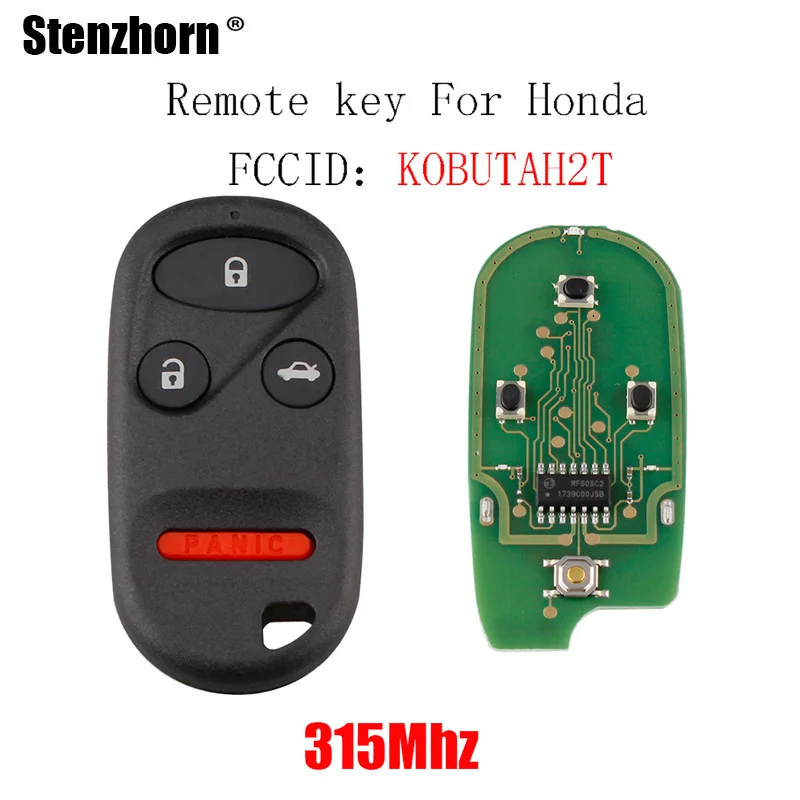Stenzhorn 4Buttons 315 Mhz Remote Keyless Key For Honda Accord Alarm