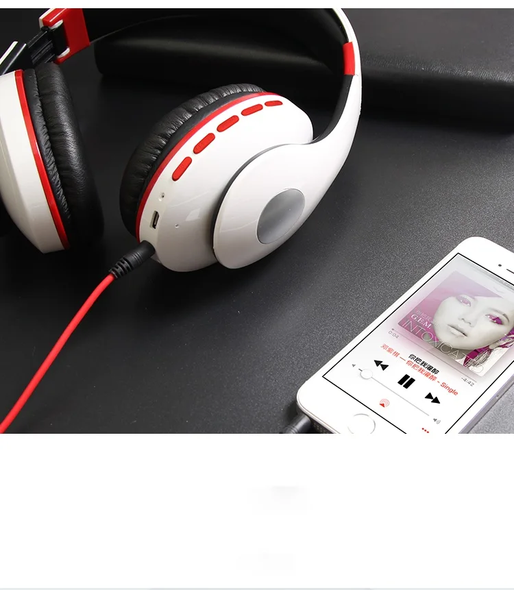 MagiftK57 Wireless Bluetooth Headphones Support FM Radio TF Card 3.5mm Audio cable Wired Headset CVC6.0 for Xiaomi (8)