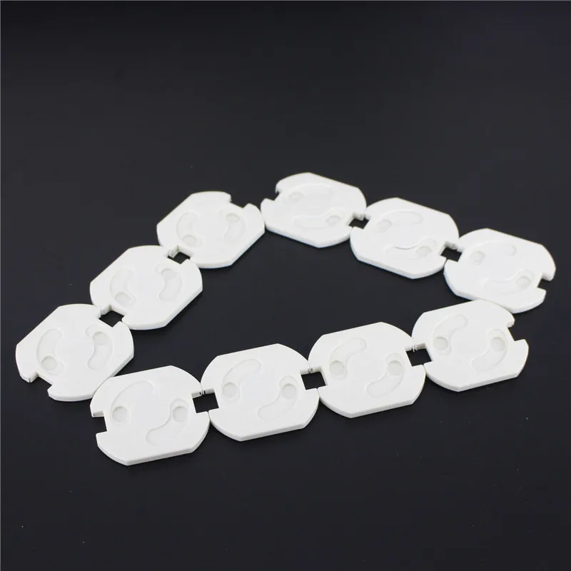 10 قطع الاتحاد الأوروبي الطفل السلامة الكهربائية المخرج غطاء المقابس ل الطاقة المقبس الحرس الطفل حماية مكافحة صدمة كهربائية تدوير حامي