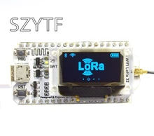 868mhz/915mhz lora esp32 oled wifi sx1276 módulo iot com antena para arduino eletrônico pcb nova versão