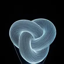 Special 3D Art LED Table Lamp Atmosphere Nightlights as Holiday Gift.