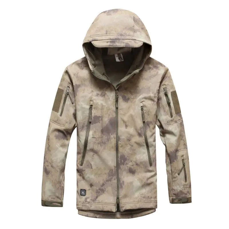 

New Arrival Hot Selling Good Quality Mens Winter Jacket TAD Soft Shell Skin of the Shark Skin Jacket Windproof Hoody Coat