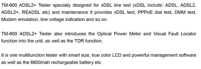 ADSL TESTER 3