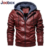 NIANJEEP кожаная куртка Для мужчин пальто бренд Высокое качество PU верхняя одежда Для мужчин Бизнес зима искусственного меха мужской пиджак флис большие размеры 3xl куртка мужская