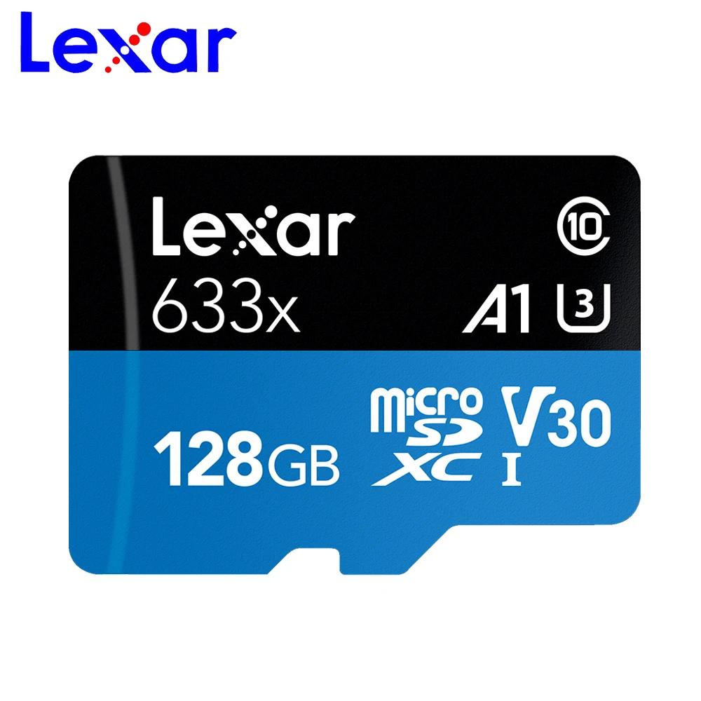 Lexar 633X95 MB/S sd-карта 128 ГБ 256 ГБ 512 ГБ 32 ГБ 64 Гб SD карта памяти с адаптером для карт класс 10 SDXC/SDHC TF флэш-карта