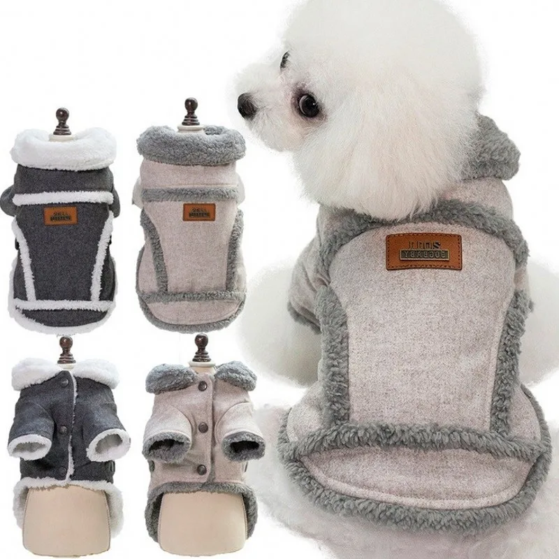 2018 New Dog Clothes Winter Large Size Dogs Pets Clothing Thickening
