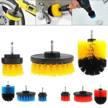 3 шт./компл. " 3,5" " Мощность поломоечных щеток, электрическая дрель щеточка для чистки Ванная комната ковролин раковина Пластик механический инструмент кисть