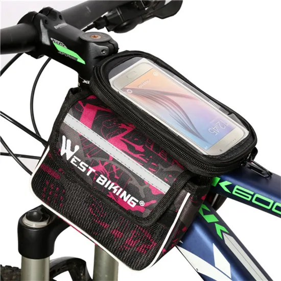 Buy WEST BIKING Touchscreen Bicycle Bag Waterproof