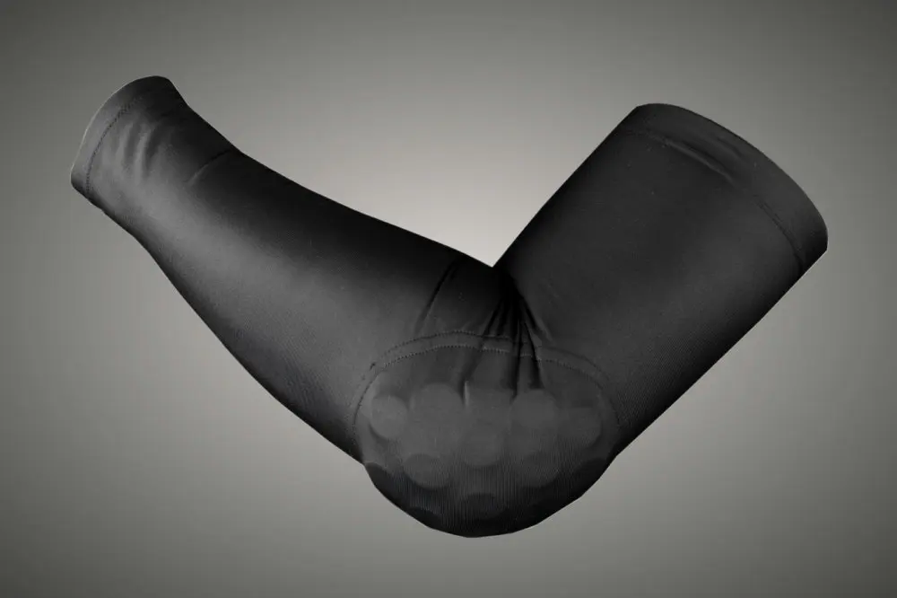 Shock Doctor Combat Padded Stretch Arm Sleeve,Elbow Pad forearm Sleeves Shooting Basketball Golf