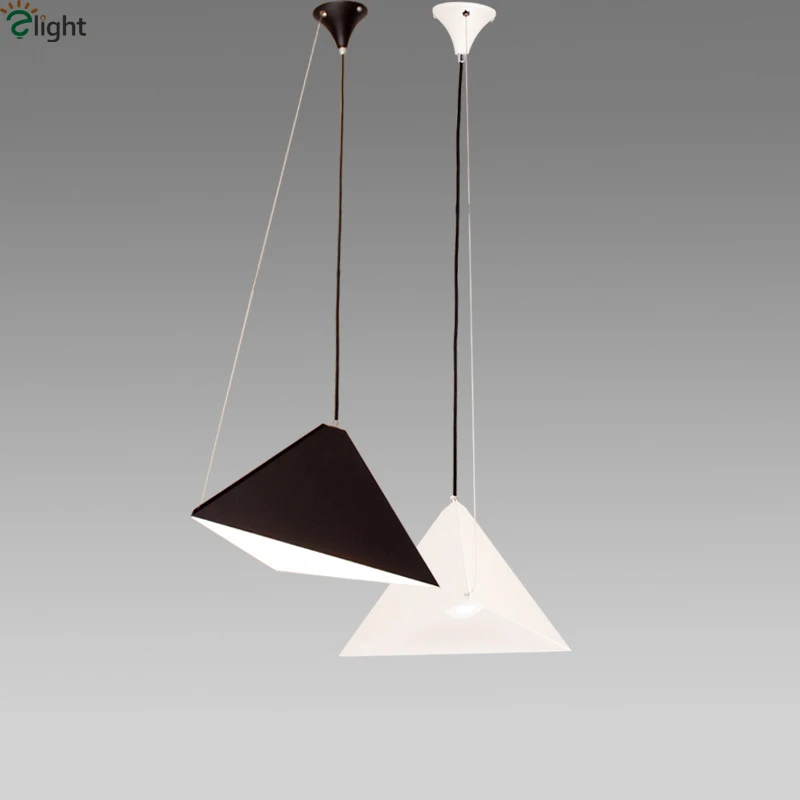 

Modern Simple Creative Geometry Triangular Body Pendant Chandelier Adjustable Direction Led Suspension Lamp