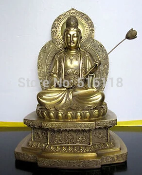 

Tibetan Buddhist Mahasthamaprapta bronze buddha statue