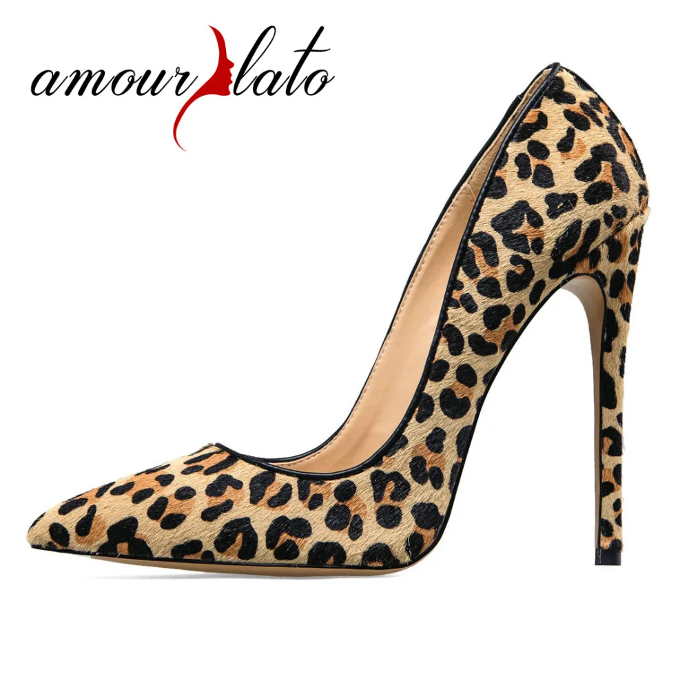 leopard print high heels