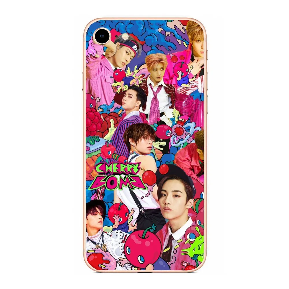 Seracase NCT 127 Kpop Boy group TPU Мягкий силиконовый чехол для телефона iPhone X 10 8Plus 5 5S SE 6 6S 6Plus