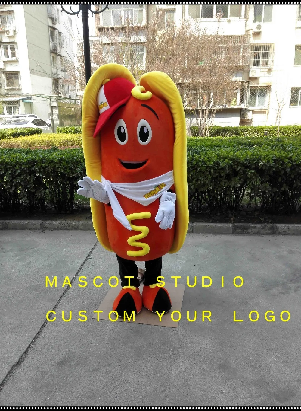 hotdog mascot costume hot dog cartoon character anime cosplay theme