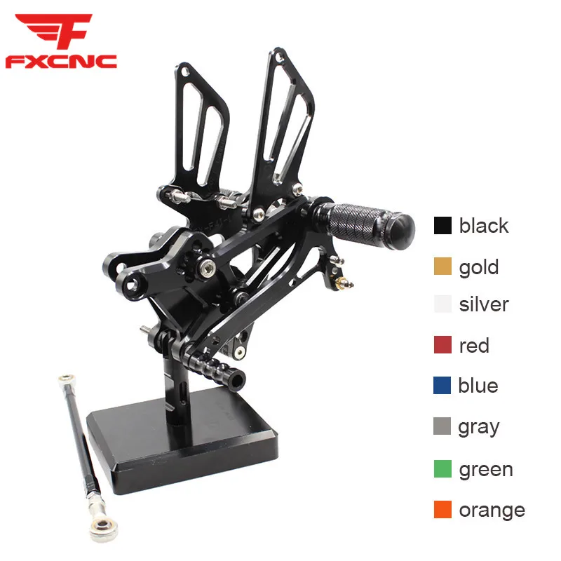 

FOR HONDA CBR600 F4I F3 F4 2001-2007 2006 2005 CNC Aluminum Alloy Motorcycle footrest footpeg pedal foot peg Rearset Rear Set