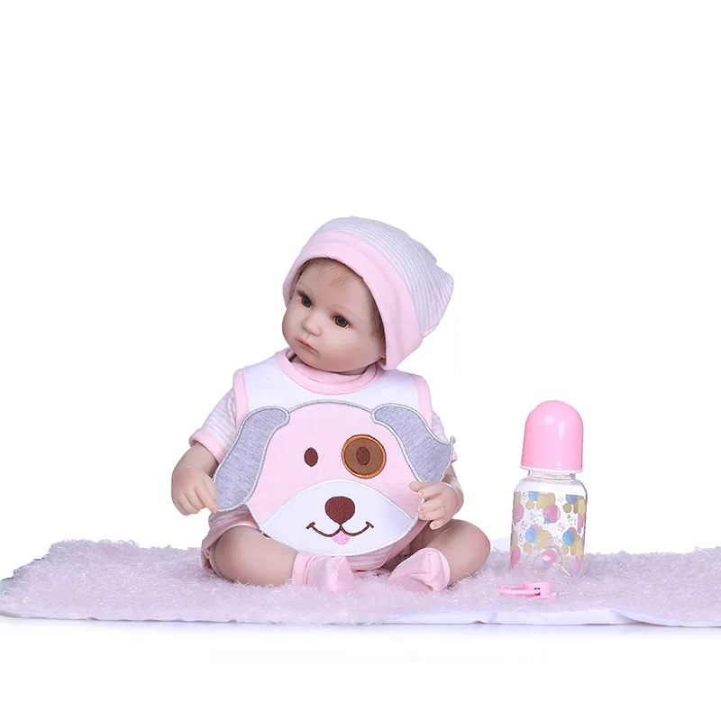 

40cm Reborn Doll Lifelike Jointed Baby Girls Simulation Playmate Toy Photograph Props AN88