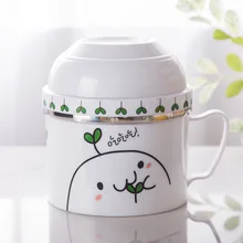 Творческий мультфильм большой 2 слоя бенто Ланч-бокс Нержавеющая сталь Еда хранения контейнер, миска, способный преодолевать Броды для взрослых Портативный дорожная сумка