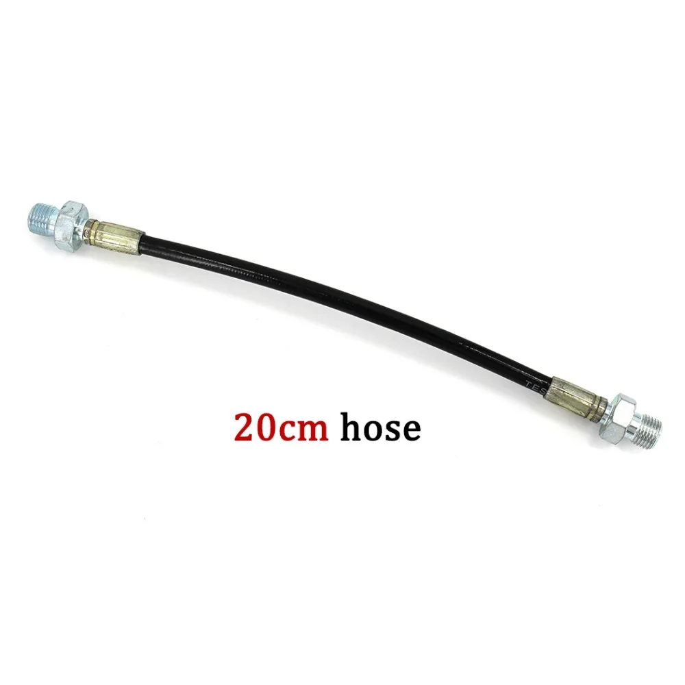 PCP Airforce Paintball Pneumatics Device High Pressure Hose 20cm Long M10x1 Male Thread Nylon Hose Carbon Steel Connection 30MPA