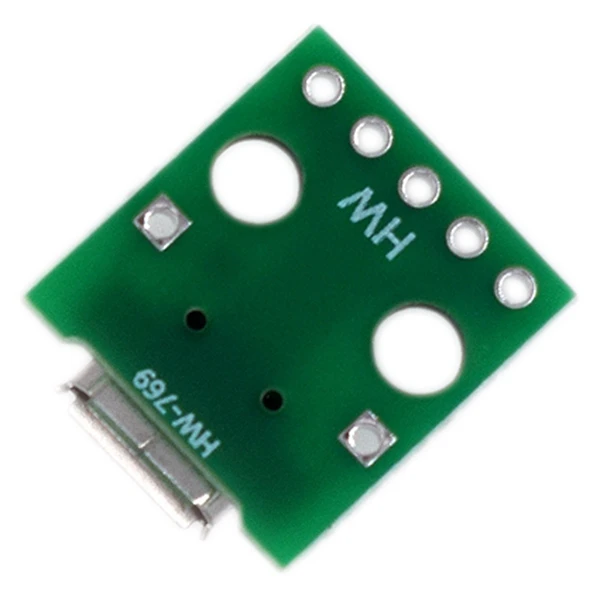 10Pcs Micro-Usb To Dip Adapter 5Pin Female Connector B Type Pcb Converter                                                     #8