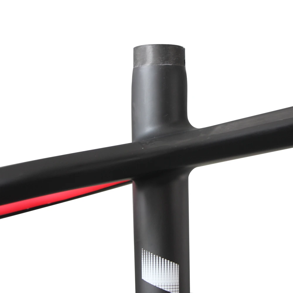Best 26er carbon fat bike frame 197mm rear space fat bike carbon frame UD matt Red color with ican brand 17/19 inches SN02 8