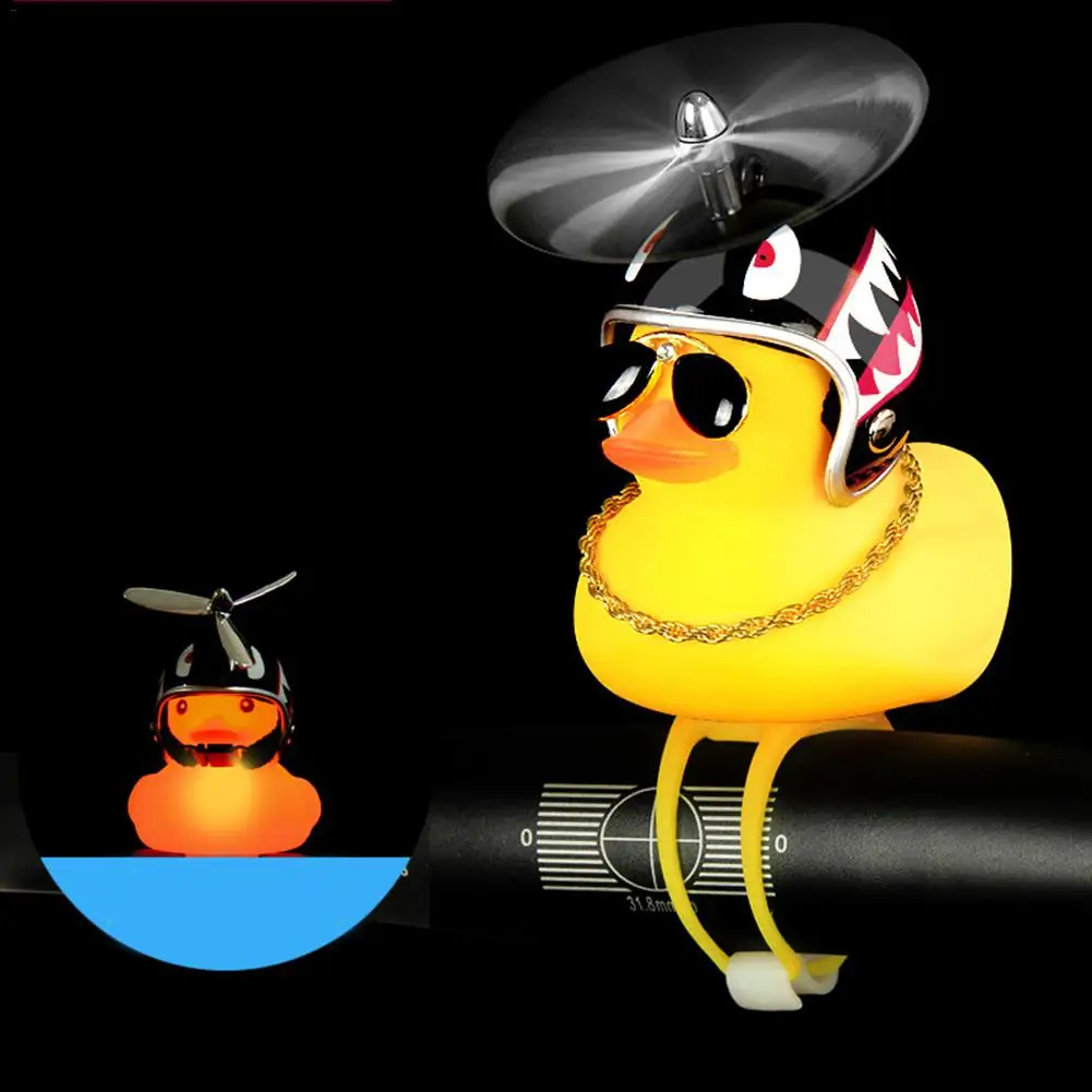 Sale 1pcs Cartoon Yellow Silica Gel Little Duck Shape Bicycle Bells Mountain Bike Handlebar Duck Head Bicycle Bell Accessories New 9