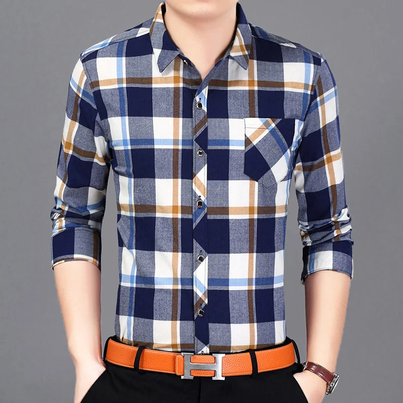 Aliexpress.com : Buy 2017 Plaid Men Shirts Tailoring Slim