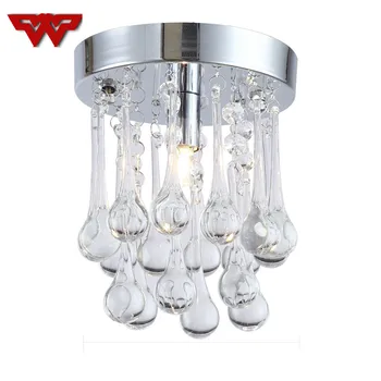 

Crystal Raindrop Crystal Chandelier Aisle Corridor Balcony Xuan Guan Bedroom Creative Crystal Ceiling Lamp
