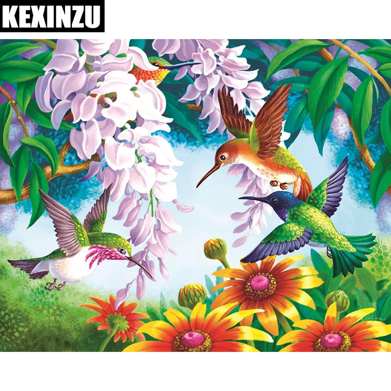 

5D DIY Diamond Embroidery,Birds,Cross Stitch Diamond Painting Mosaic needlework Rhinestone Home Decoration