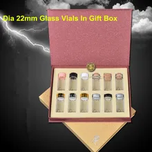 5 X стеклянные бутылки в желтом/красная Подарочная коробочка все диаметр 22 мм серия стеклянная бутылка праздничный подарок