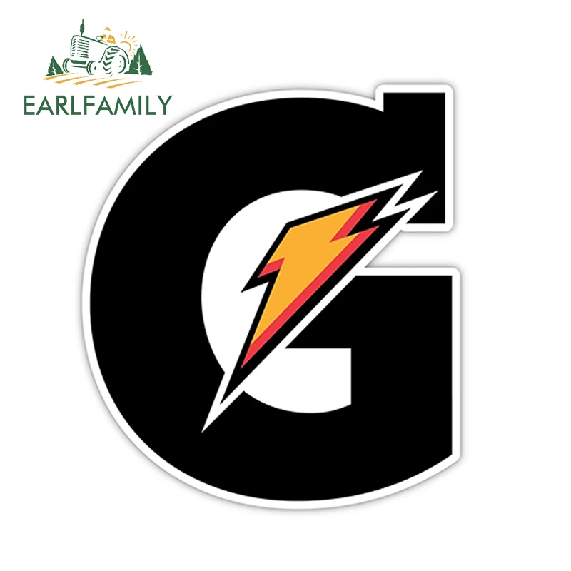 

EARLFAMILY 12cm x 10.7cm GATORADE Sticker Vinyl Decal Funny Car Reflective Decal Car Stickers Car Styling