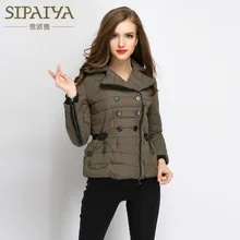 

SIPAIYA Womens Standard Special Offer Winter Jackets and Coats 2017 New Jacket Women Fashion Coat Cotton Parkas